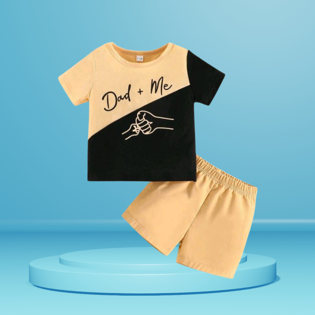 Dad + me   printed  T-Shirt Set | Soft Cotton | Hit for Summer – Kiddy Choice (ID: 9106016633076)