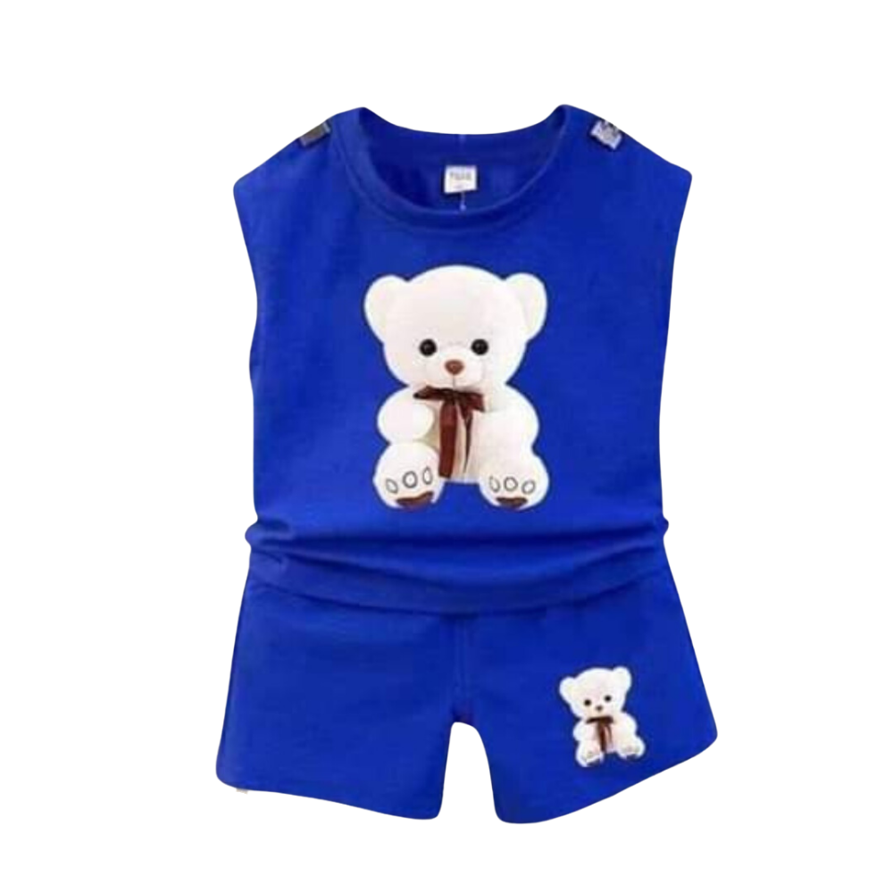 Blue Bear   Printed T-shirt