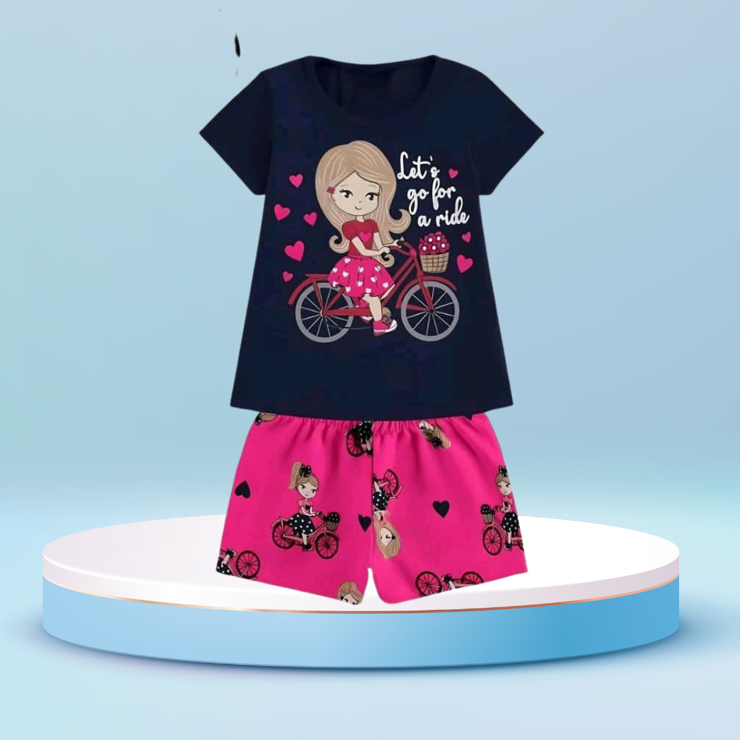 printed  T-Shirt Set | Soft Cotton | Hit for Summer – Kiddy Choice (ID: 9065034449140)