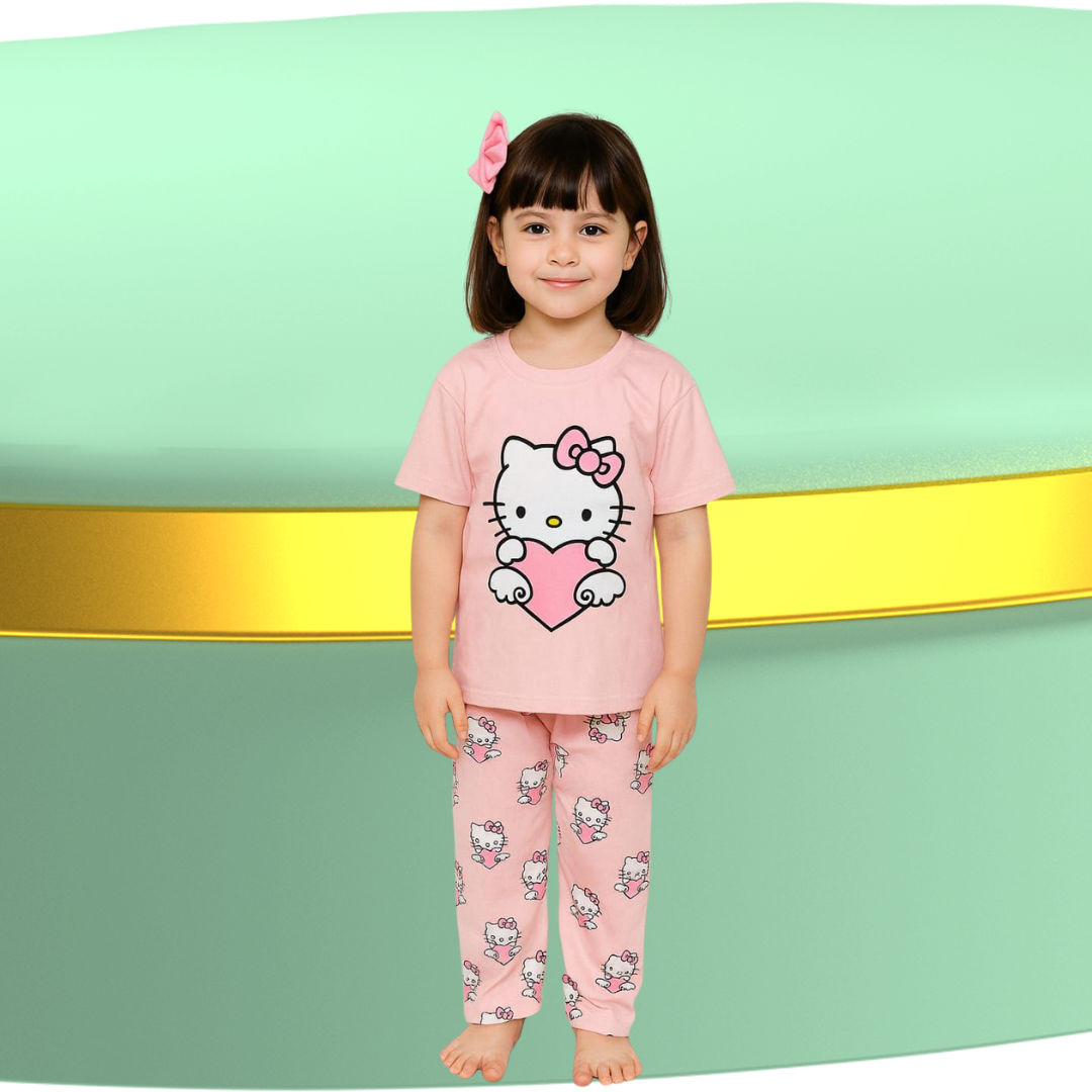 Gils Long pant T-Shirt Set | Soft Cotton | Hit for Summer – Kiddy Choice (ID: 9114480902388)