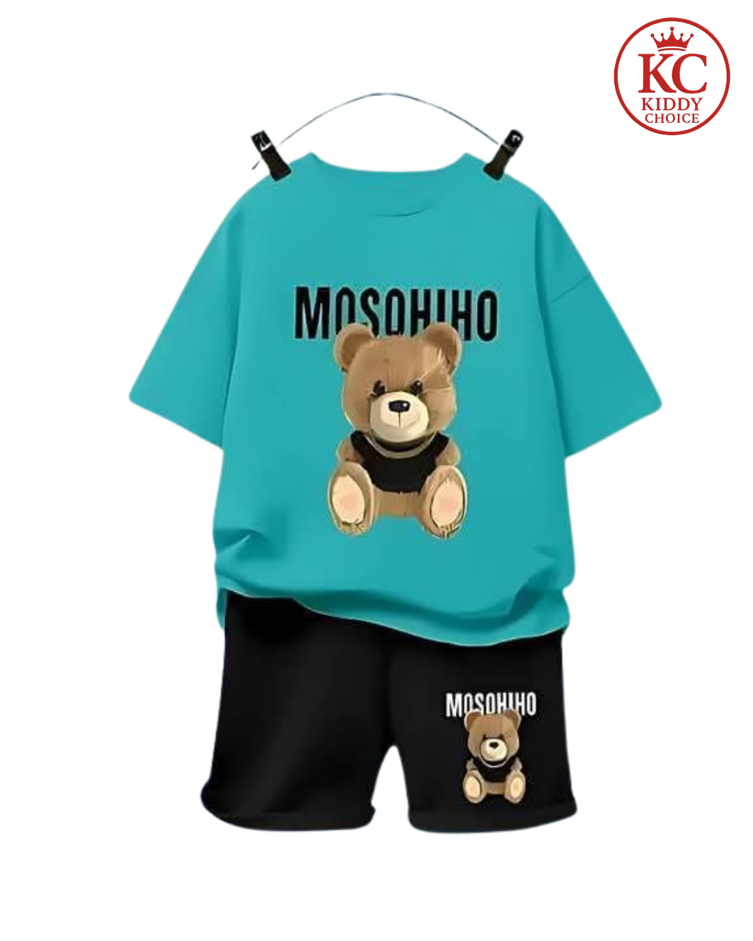 BLUE MOSOHHO  printed  T-Shirt Set | Soft Cotton | Hit for Summer – Kiddy Choice (ID: 9017290129652)