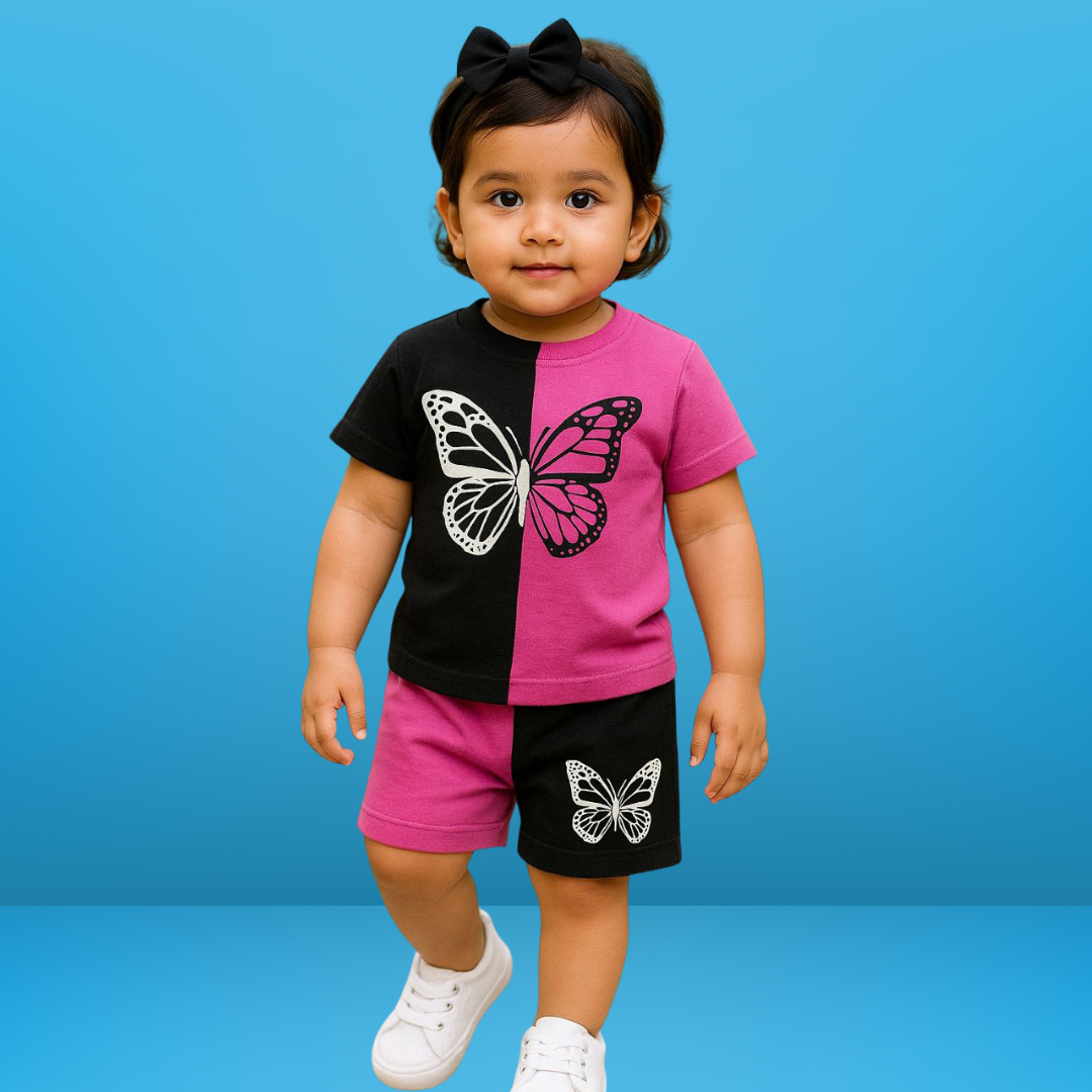 Baby 2 pcs better fly Printed T-shirt Set  | Soft Cotton | Hit for Summer – Kiddy Choice (ID: 9114485457140)