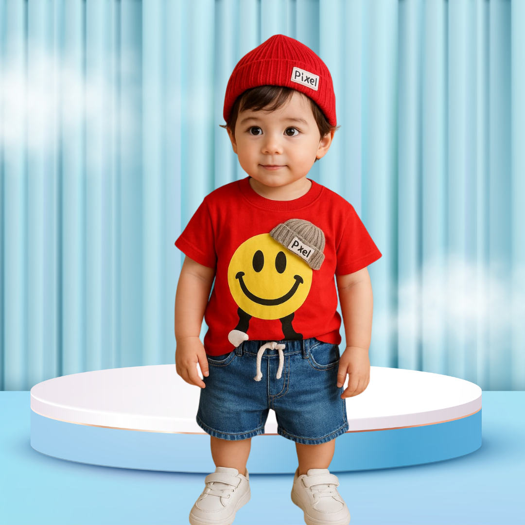 Baby 2 pcs Printed T-shirt Set  | Soft Cotton | Hit for Summer – Kiddy Choice (ID: 9125841273076)