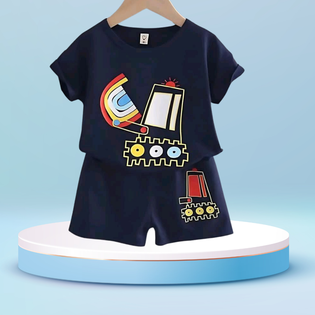 printed  T-Shirt Set | Soft Cotton | Hit for Summer – Kiddy Choice (ID: 9065018589428)