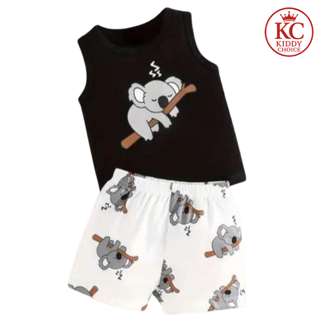 Elephant Sleeveless T-Shirt Set | Cute and Breezy | Hit for Summer – Kiddy Choice (ID: 9007762604276)
