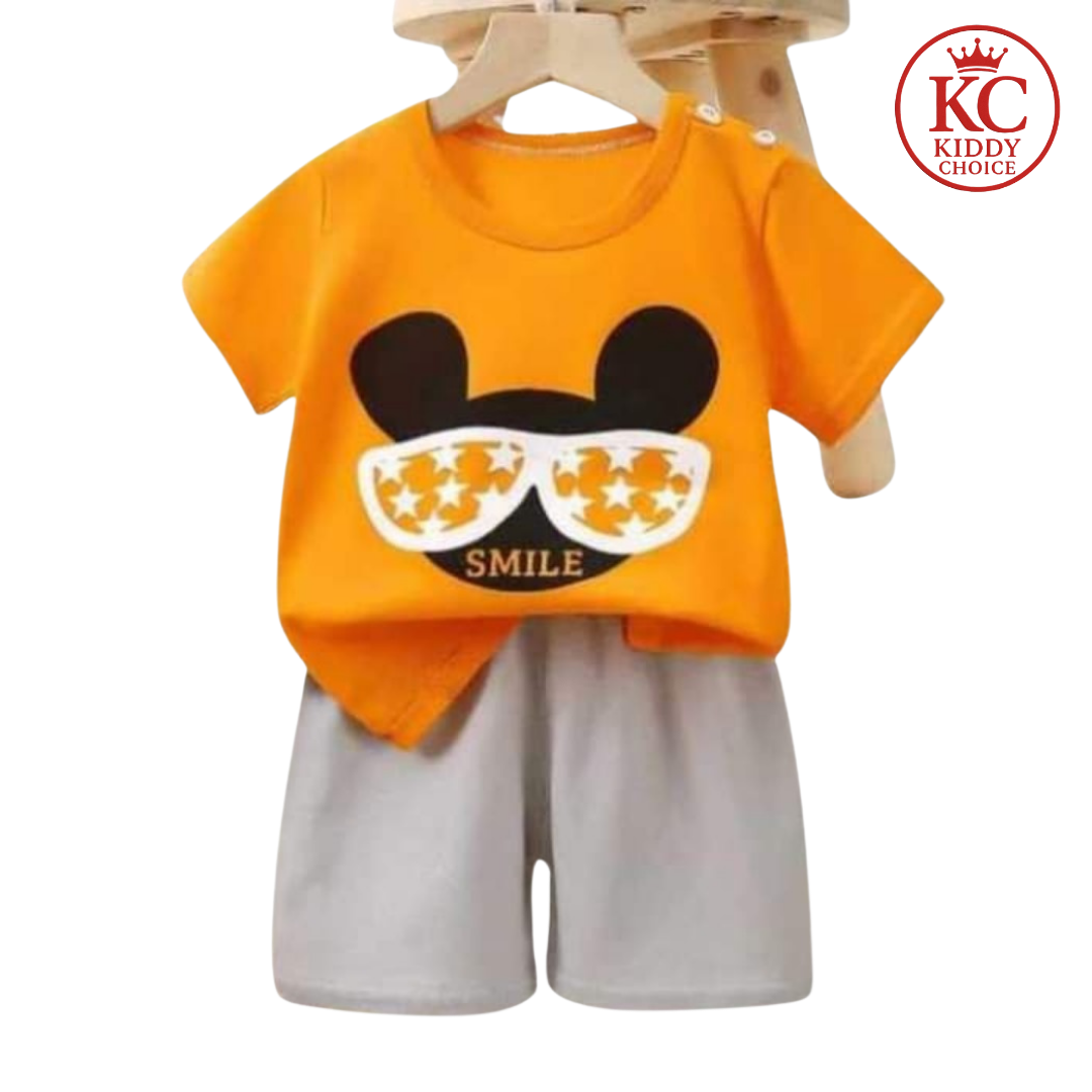 Smile Sunglasses T-Shirt Set | Cool & Cheerful | Hit for Summer – Kiddy Choice (ID: 9007197520116)