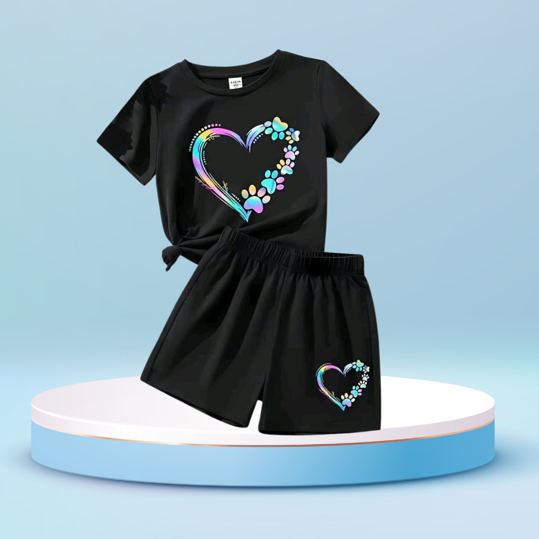 printed  T-Shirt Set | Soft Cotton | Hit for Summer – Kiddy Choice (ID: 9065019146484)