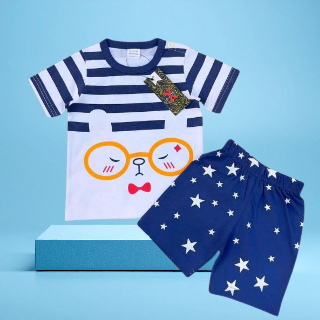 Sunglass  printed  T-Shirt Set | Soft Cotton | Hit for Summer – Kiddy Choice (ID: 9106017353972)