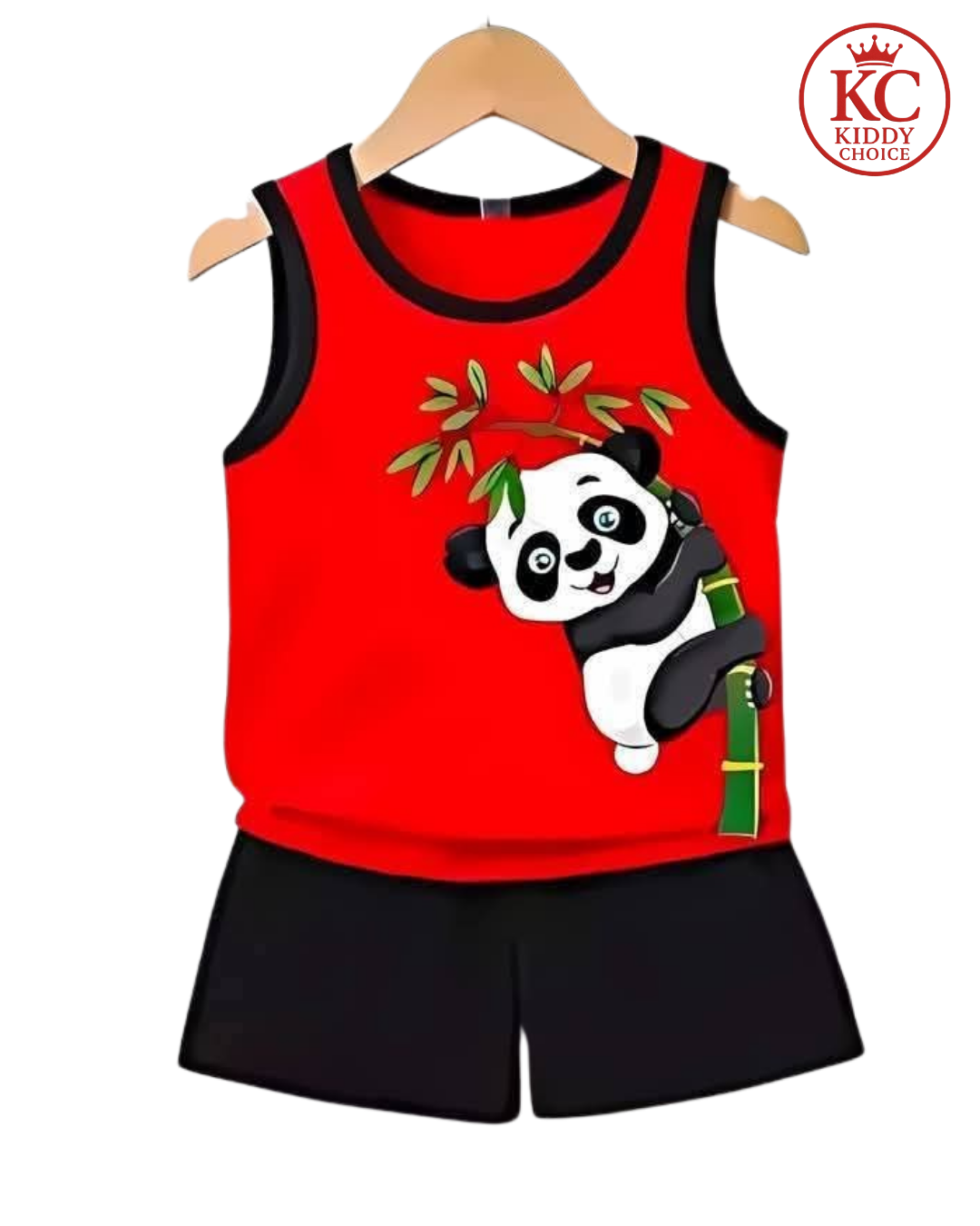 Panda printed  T-Shirt Set | Soft Cotton | Hit for Summer – Kiddy Choice (ID: 9017293439220)