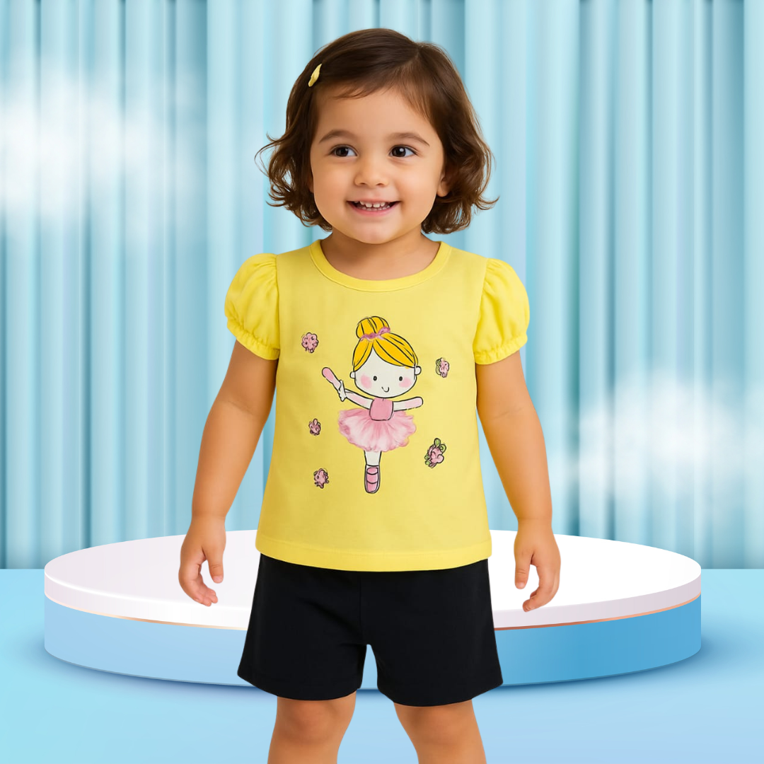 Baby 2 pcs mickey Printed T-shirt Set  | Soft Cotton | Hit for Summer – Kiddy Choice (ID: 9125817745652)