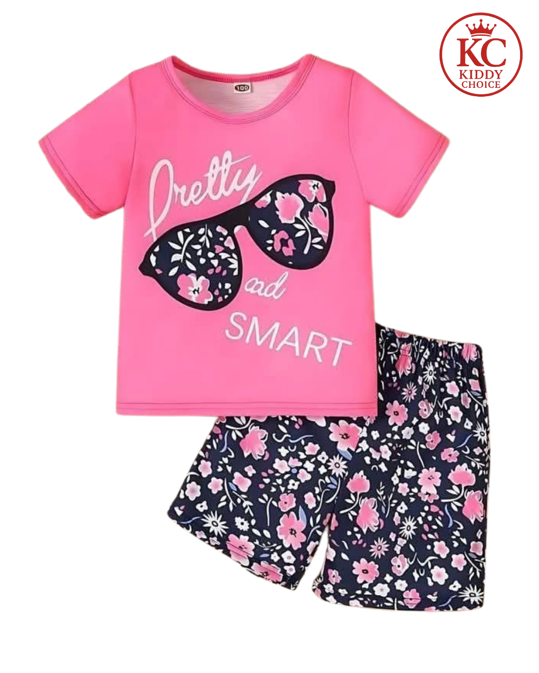 Little Smart  Sunglass  printed  T-Shirt Set | Soft Cotton | Hit for Summer – Kiddy Choice (ID: 9017290719476)