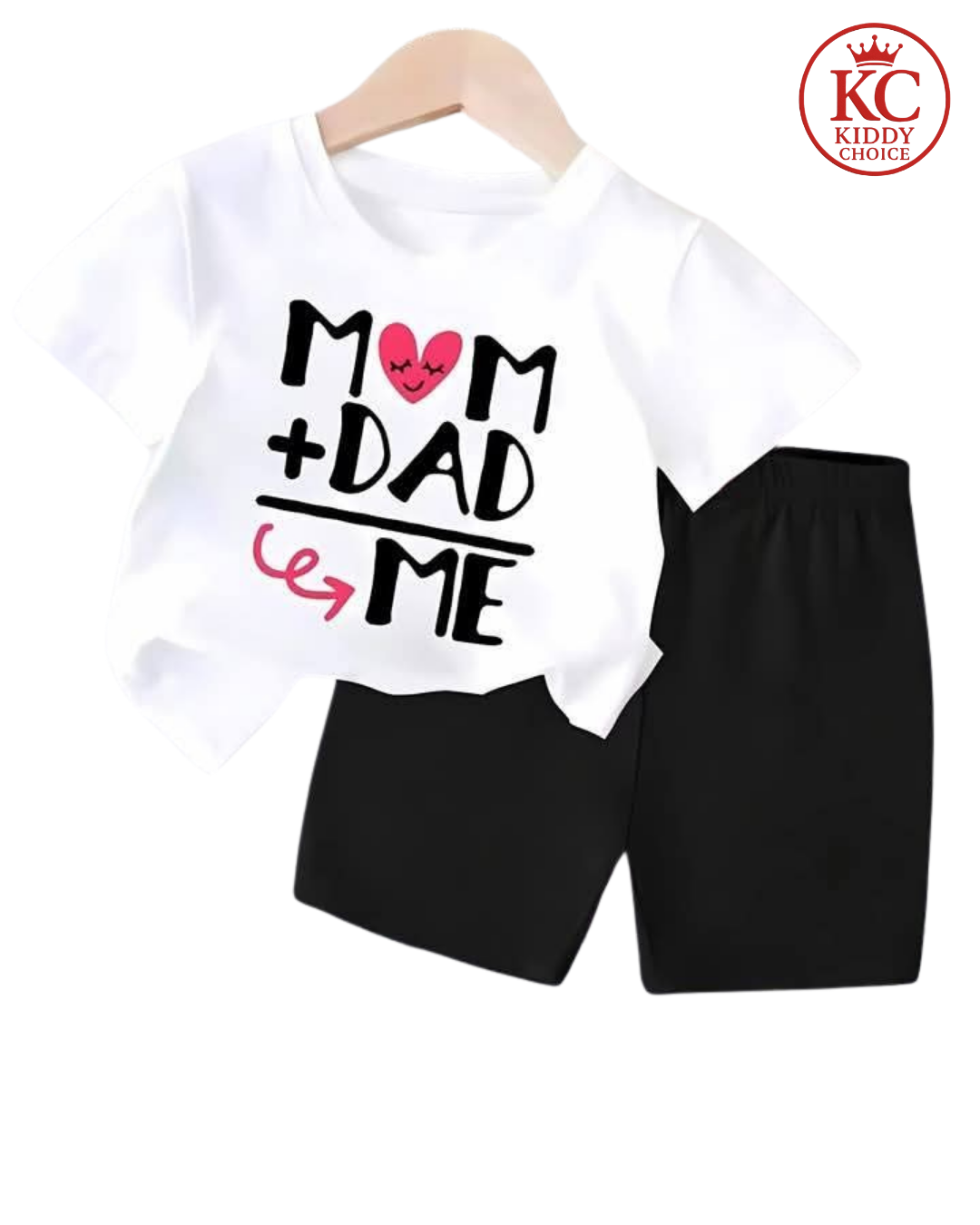 MOM+ DAD  printed T-Shirt Set | Soft Cotton | Hit for Summer – Kiddy Choice (ID: 9017294979316)