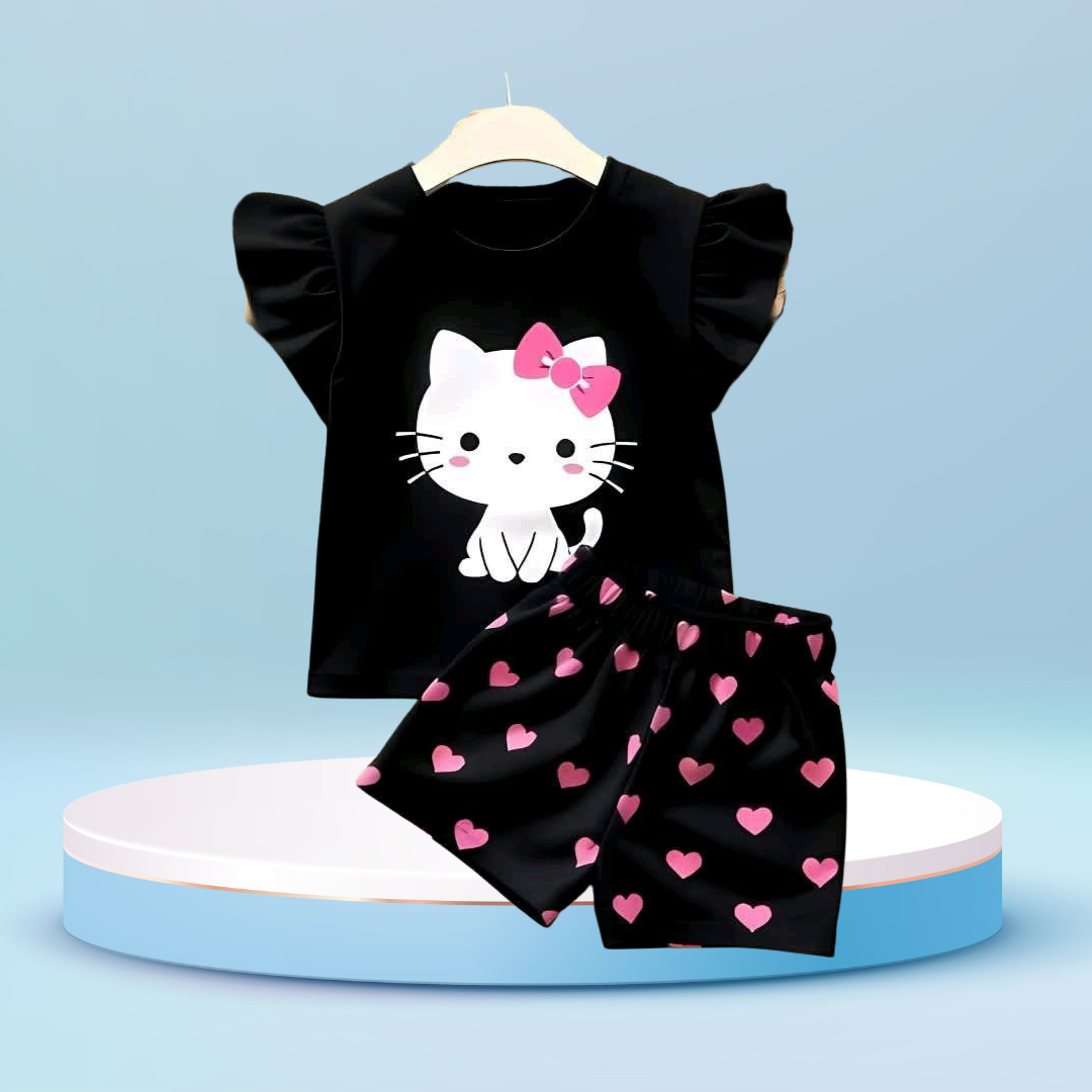 printed  T-Shirt Set | Soft Cotton | Hit for Summer – Kiddy Choice (ID: 9065025143028)