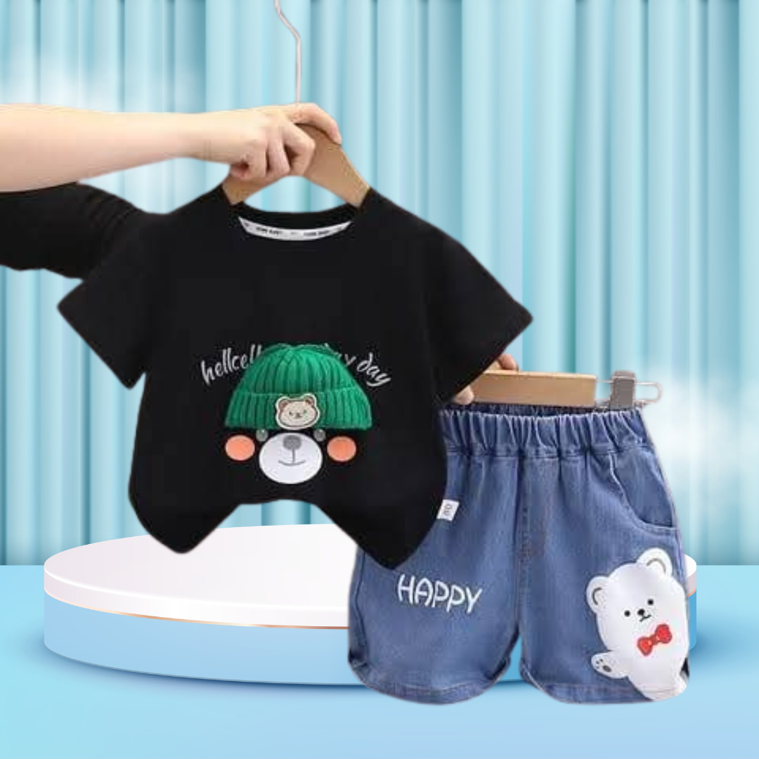 Baby 2 pcs Printed T-shirt Set  | Soft Cotton | Hit for Summer – Kiddy Choice (ID: 9125854904564)